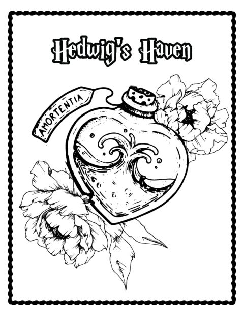 Coloring Pages | Hedwig's Haven